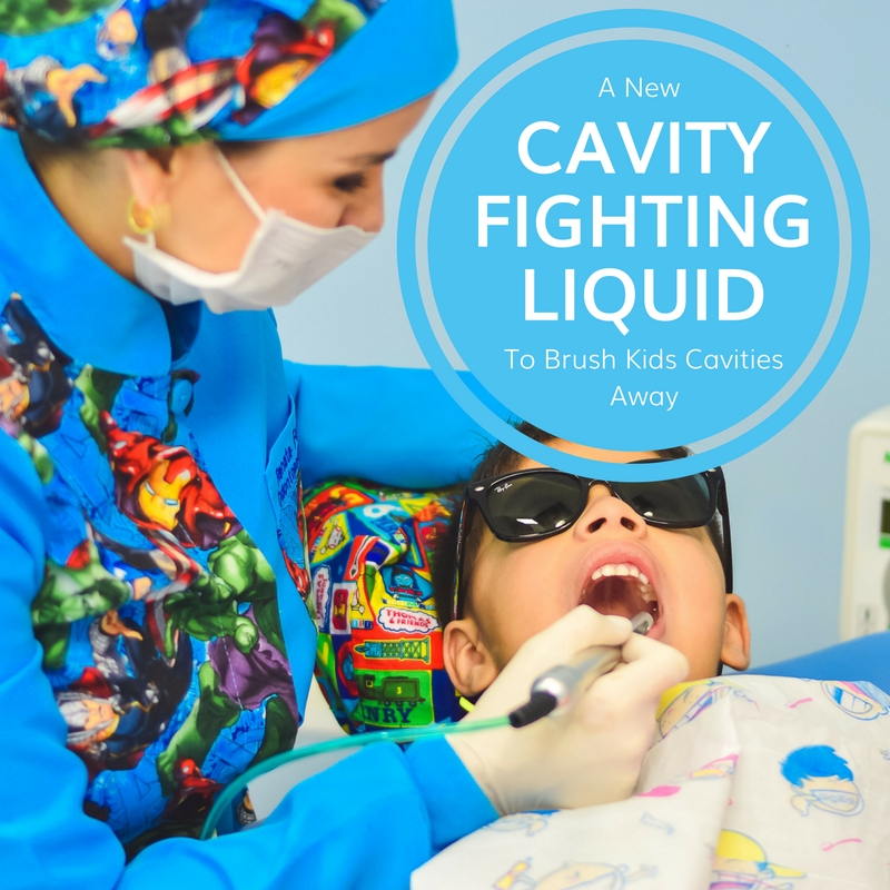 A New Cavity Fighting Liquid to Brush Kids Cavities Away