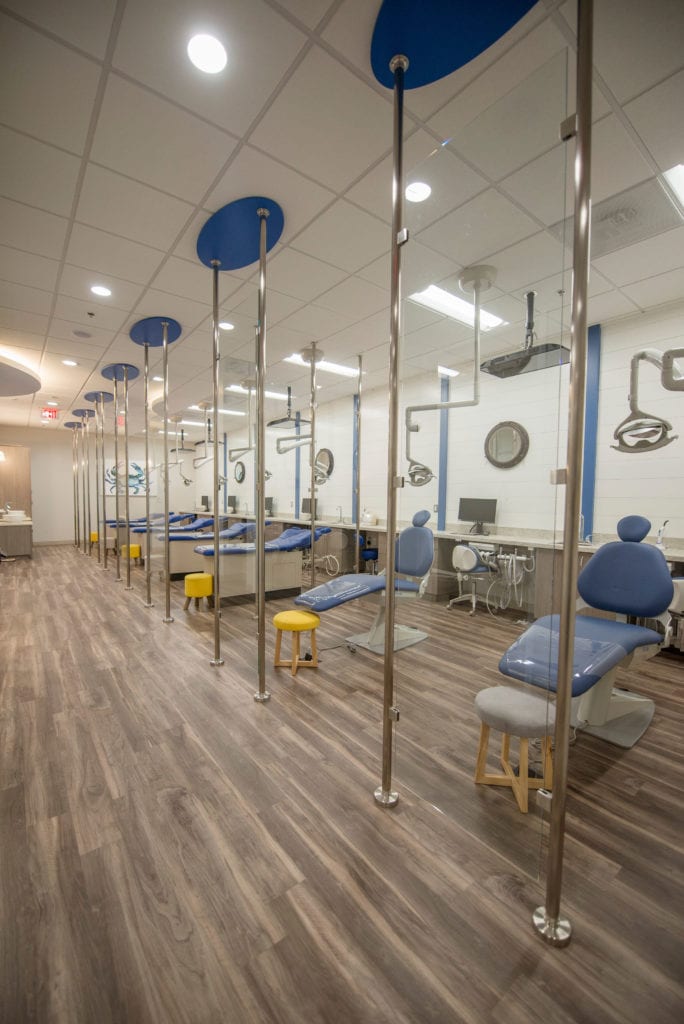 Second angle of open exam room at Potomac Pediatric Dentistry | Pediatric Dentist Dumfries | Orthodontist Dumfries